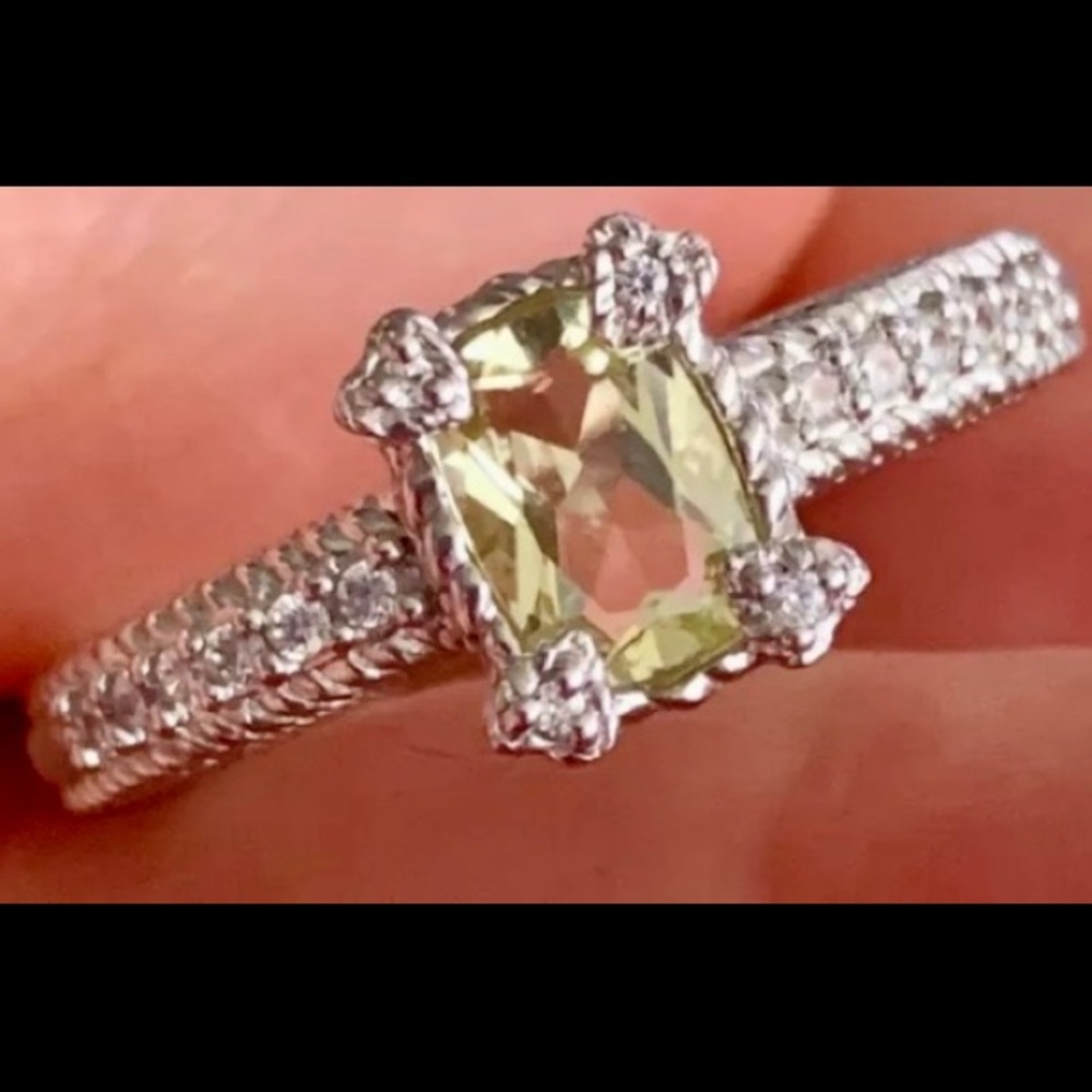 Judith Ripka Citrine Statement Ring - image 1